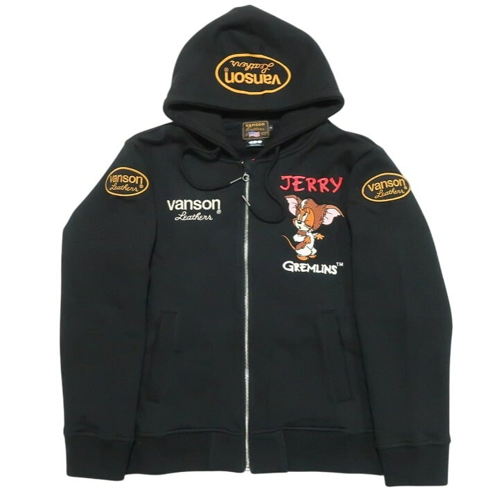 楽天市場】vanson バンソン トムとジェリー グレムリン コラボ 刺繍 