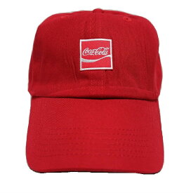 コカコーラ コカ・コーラ Coca-Cola キャップ 刺繍 帽子 野球帽 シンプル コットン ベースボールキャップ レッド/ブラック/ホワイト