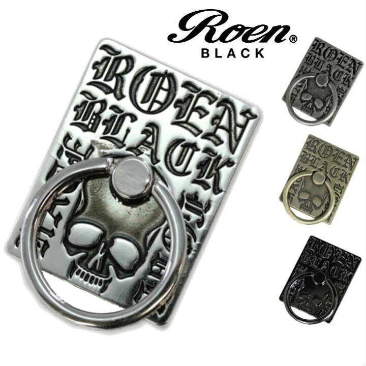 楽天市場】Roen ロエン スマホリング ドクロ スカル 芸能人 リング  