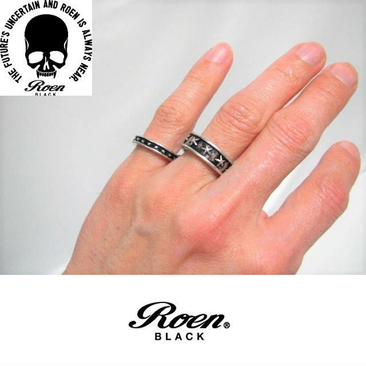 楽天市場】Roen ロエン 指輪 メンズ レディース 芸能人 ロエンブラック 