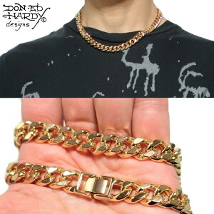 �G�h�n�[�f�B�[ ED HARDY �G�h�E�n�[�f�B�[ �l�b�N���X ��10mm/����45cm 6��/�약 �S�[���h BRASS/�^�J �W���G���[ �A�N�Z�T���[ �����Y�W���G���[ EDKN-017G