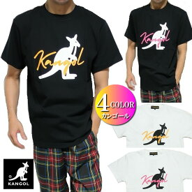 カンゴール/KANGOL Tシャツ メンズ 半袖 カラフル/ロゴ ブラック/ホワイト カットソー M-XL