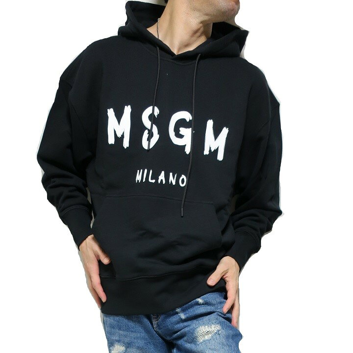 楽天市場】MSGM/エムエスジーエム パーカー/プルオーバー ロゴ メンズ  