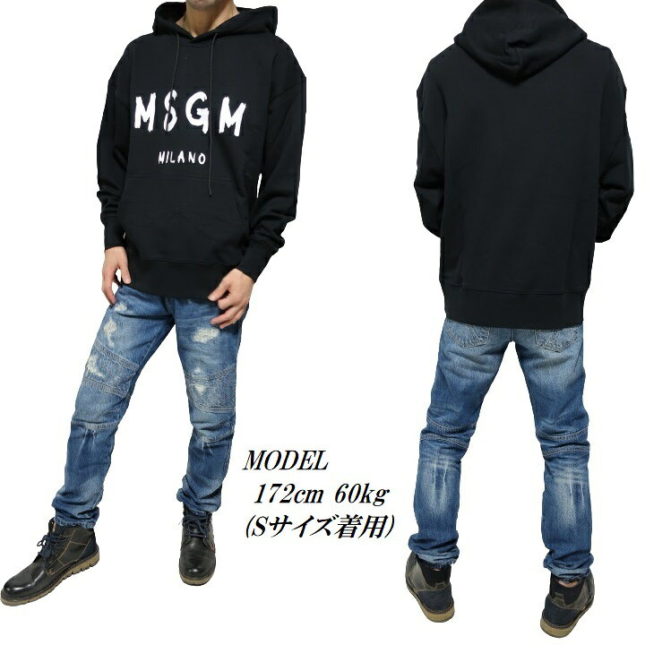 楽天市場】MSGM/エムエスジーエム パーカー/プルオーバー ロゴ メンズ  