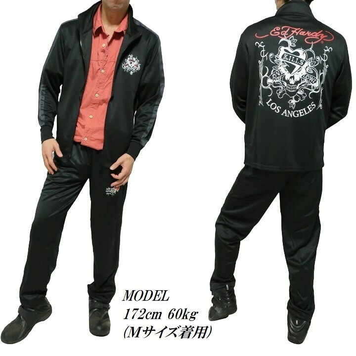 楽天市場】エドハーディー ed hardy ジャージ 上下 メンズ 