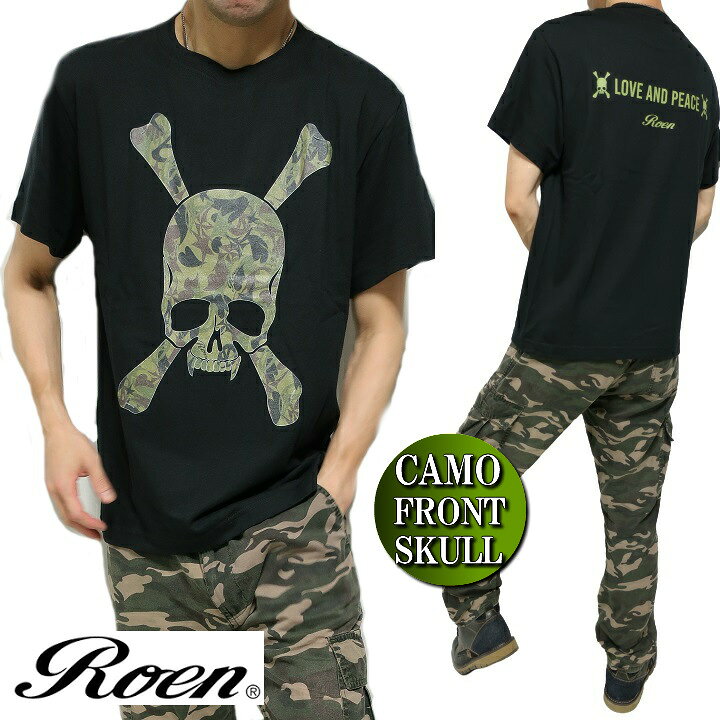 楽天市場】Roen ロエン シャツ スカルtシャツ スカル ドクロ tシャツ 