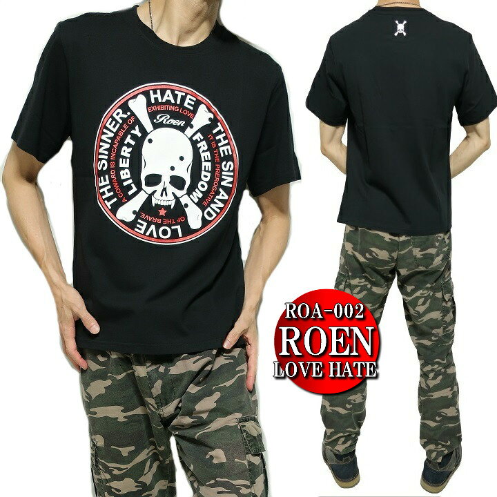 楽天市場】Roen ロエン シャツ スカル ドクロ tシャツ スカルtシャツ T 