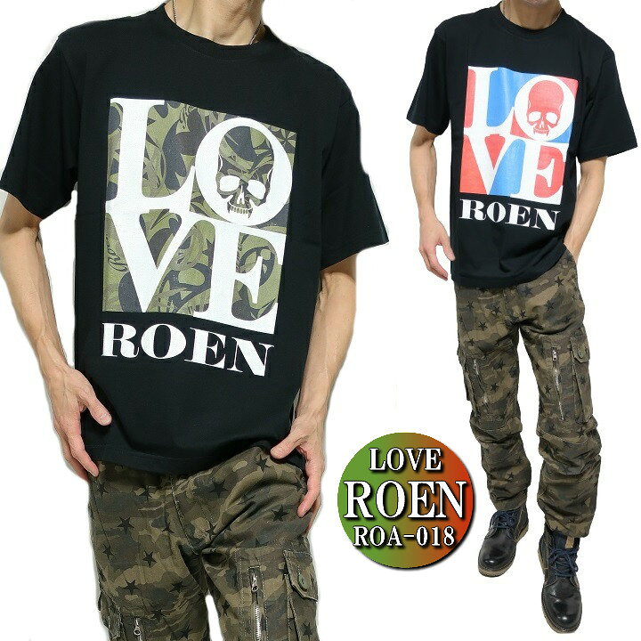 楽天市場】ROEN ロエン シャツ メンズ Tシャツ 半袖 芸能人 スカル 