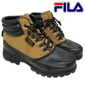 FILA フィラ WEATHERTEC ウェザーテック シューズ/靴 ブーツ レディース メンズ ユニセックス 1SH40122202 茶色 黒 WHET/BLK/BLK ウィート/ブラック/ブラック ブランド 厚底 ハイカット 合成樹脂