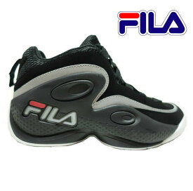 FILA フィラ スニーカー シューズ/靴 メンズ バッシュ ハイカット グラントヒル 3 HERITAGE F4078 ブラック/ブラック/ホワイト 父の日