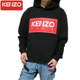 KENZO PARIS フーディー ケンゾー メンズ パーカー ロゴ クラシックフィット トップス ブラック/レッド サイズM サイズL