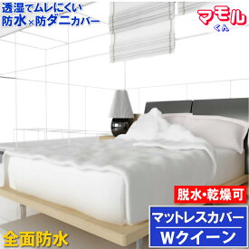 【取り寄せ品】 蒸れない 全面防水 マットレスカバー【防水防ダニW効果】【寝具汚れ防止】 寝汗 おねしょ アレルギー対策介護シーツ おねしょシーツ 【サイズ】ファスナータイプ ワイドクイーン 170x205x45cm