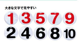 ゲートボール ニチヨー NICHIYO プレートゼッケン ダブル（両面印刷5枚組) PZ-3W ゲートボール用品
