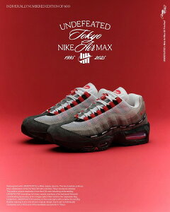 UNDEFEATED × NIKE AIR MAX 95 SP Fire Red