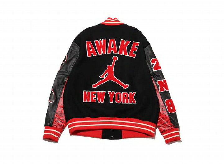 楽天市場】Nike JORDAN x Awake NY Varsity Jacket Black : SHOES 