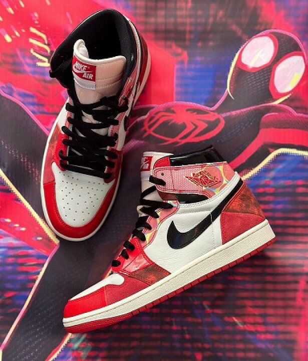 中古】NIKE AIRJORDAN1 HIGHOGSP SPIDER-MANUNIVERSITY 27.5cm DV1748  