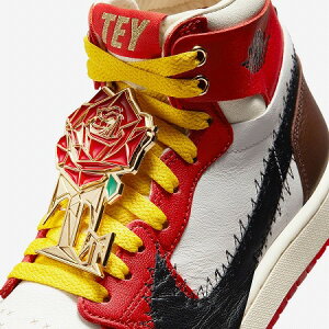 TEYANA TAYLOR × NIKE AJ 1 ZOOM CMFT 2 GYM RED