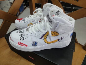 シュプリーム ナイキ スニーカーNIKE Supreme × NIKE AIR FORCE 1 MID ’07（シロ）