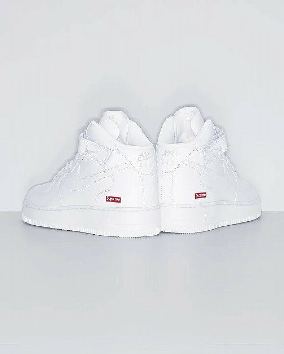 楽天市場】SUPREME × NIKE AIR FORCE 1 MID WHITE : SHOES HOUSE KUZE 