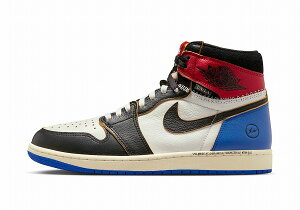 FRAGMENT DESIGN × UNION LA × NIKE AJ 1 HI OG Varsity Red/Sport Royal