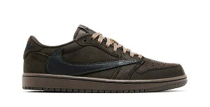 TRAVIS SCOTT × NIKE AIR JORDAN 1 LOW OG VELVET BROWN
