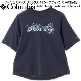 コロンビア Tシャツ カットソー 半そで レディース ネイビー ウィメンズ ノース カスケーズ リラックスド Tシャツ AR3545-463 シャツ プリント柄 アウトドア タウンユース ノクターナル/ブランド ブーケット【クロネコゆうパケット発送】