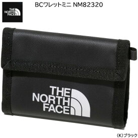 [ザノースフェイス] 財布 BC Wallet Mini BCワレットミニ NM82320 ユニセックス サイフ コインケース 小銭入れ コインポケット カードホルダー アウトドア タウンユース ブラック 【クロネコゆうパケット発送】