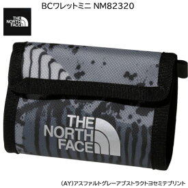 [ザノースフェイス] 財布 BC Wallet Mini BCワレットミニ NM82320 ユニセックス サイフ コインケース 小銭入れ コインポケット カードホルダー アウトドア タウンユース グレープリント アスファルトグレーアブストラクトヨセミテプリント 【クロネコゆうパケット発送】