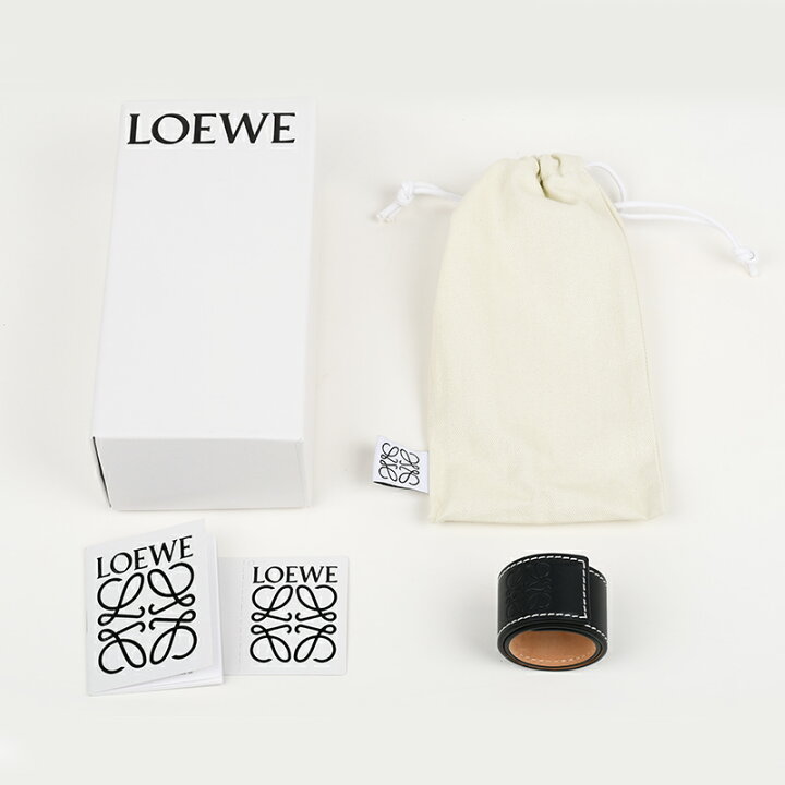 楽天市場】LOEWE ロエベ アナグラム ブラックアナグラムブレスレット  