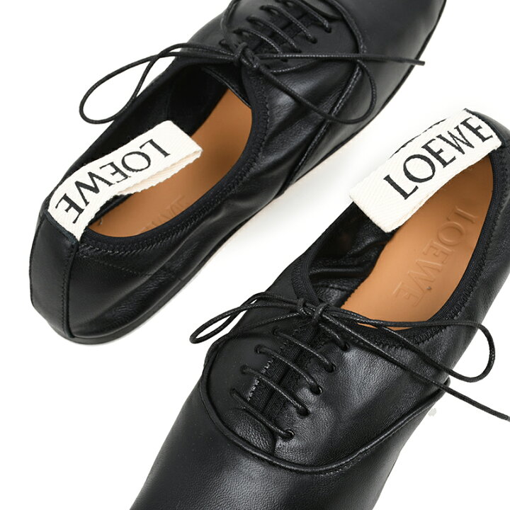 楽天市場】LOEWE ロエベ Soft Derby ソフトダービーフラットシューズ 