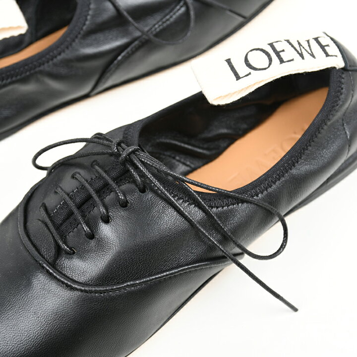 楽天市場】LOEWE ロエベ Soft Derby ソフトダービーフラットシューズ 
