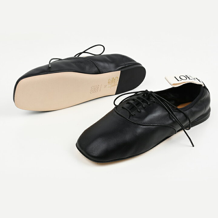 楽天市場】LOEWE ロエベ Soft Derby ソフトダービーフラットシューズ 