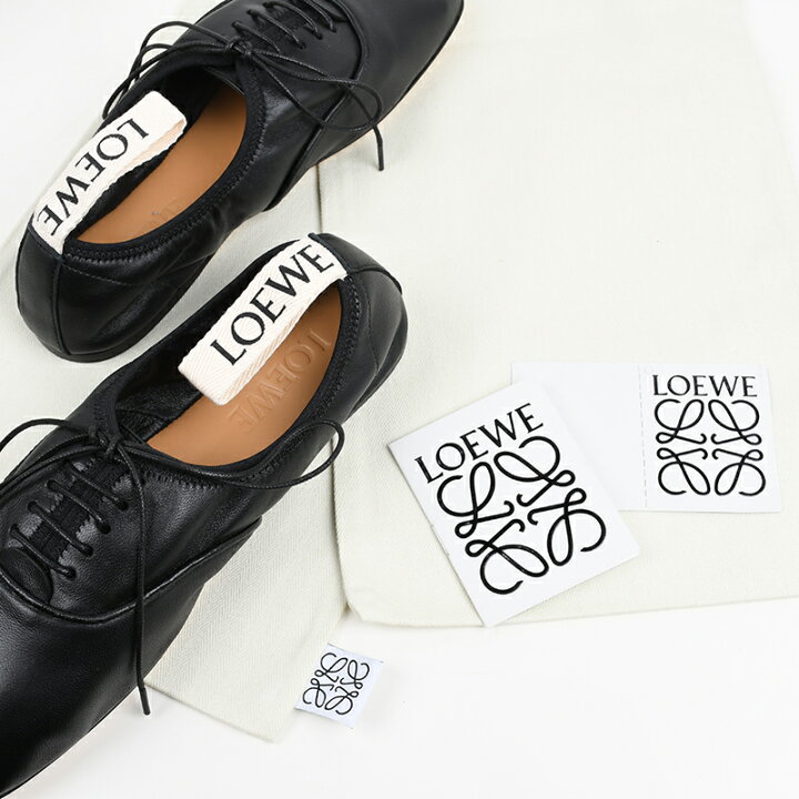 楽天市場】LOEWE ロエベ Soft Derby ソフトダービーフラットシューズ 