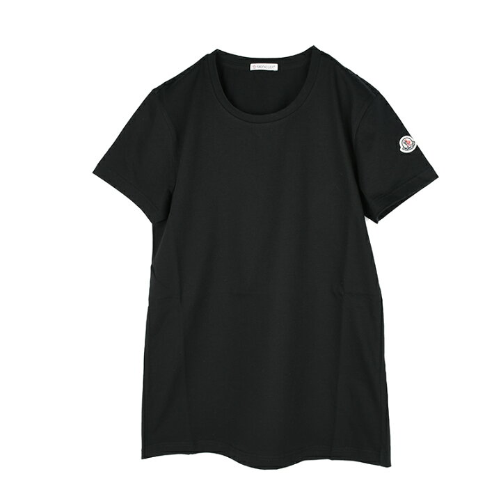 楽天市場】MONCLER モンクレール ブラック半袖Tシャツ レディース 