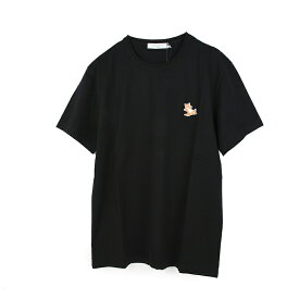 MAISON KITSUNE' PARIS メゾン キツネ ワッペン半袖Tシャツ イタリア正規品 新品 GU00154KJ0010