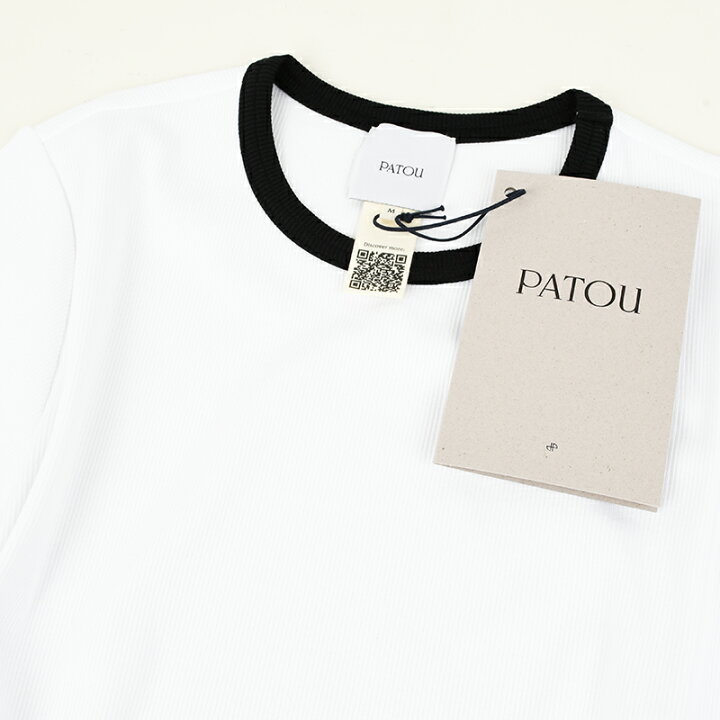楽天市場】PATOU パトゥ オーガニックコットンリブ カットアウト 半袖  