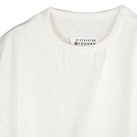 MAISON MARGIELA メゾン マルジェラ オフホワイト半袖Tシャツ S50GC0669 S23525 101 イタリア正規品 新品