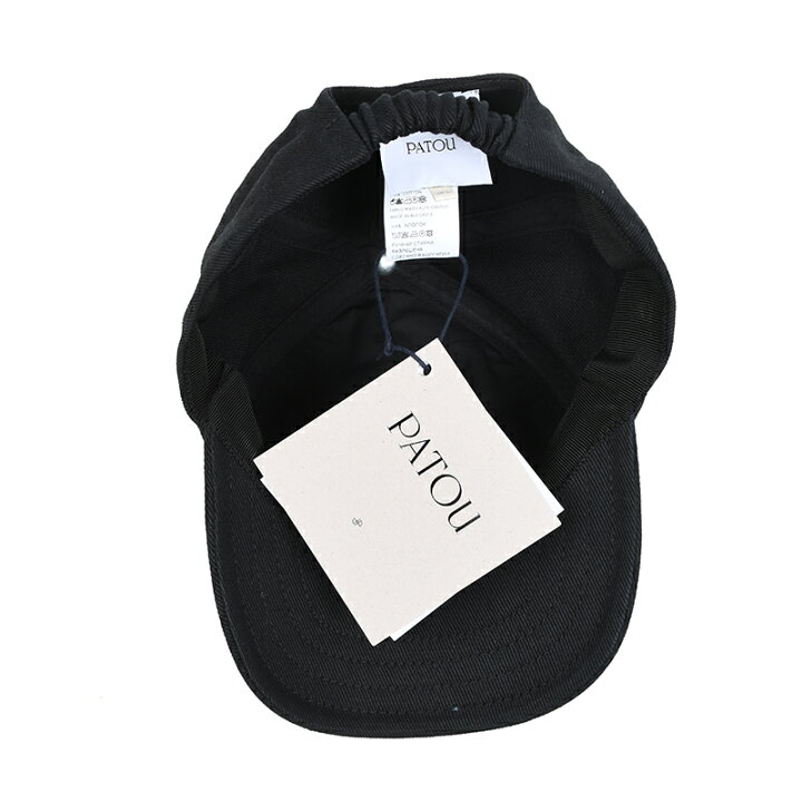 楽天市場】PATOU パトゥ コットン ブラックキャップ AC0400132 999B 