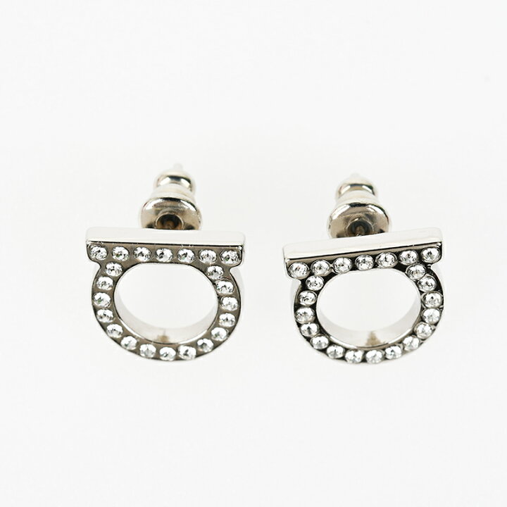 楽天市場】FERRAGAMO Salvatoreフェラガモ ガンチーニ ピアス シルバー  