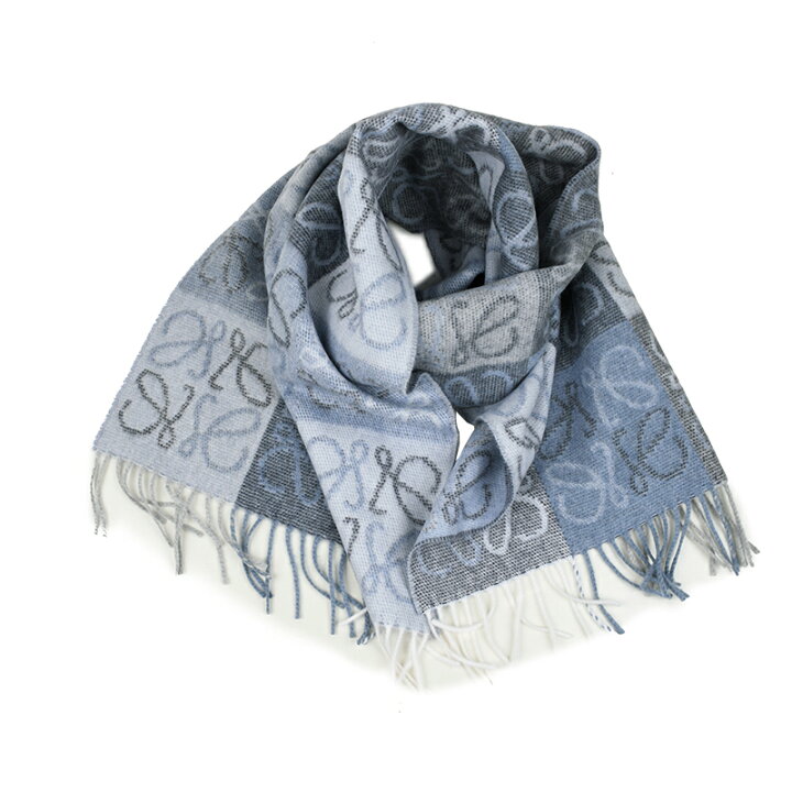 楽天市場】LOEWE ロエベ アナグラム スカーフ マフラー カシミヤ混  