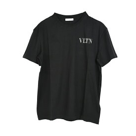 VALENTINO ヴァレンティノ メンズ ブラック半袖Tシャツ イタリア正規品 VV3MG10V72H 0NI 新品