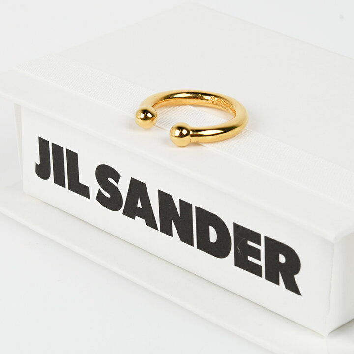 楽天市場】JIL SANDER ジルサンダー リング オープン シルバー 