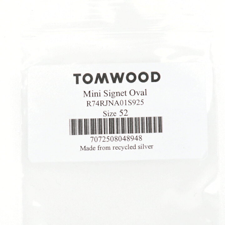 楽天市場】TOMWOOD トムウッド Mini Signet Oval ミニ シグネット 