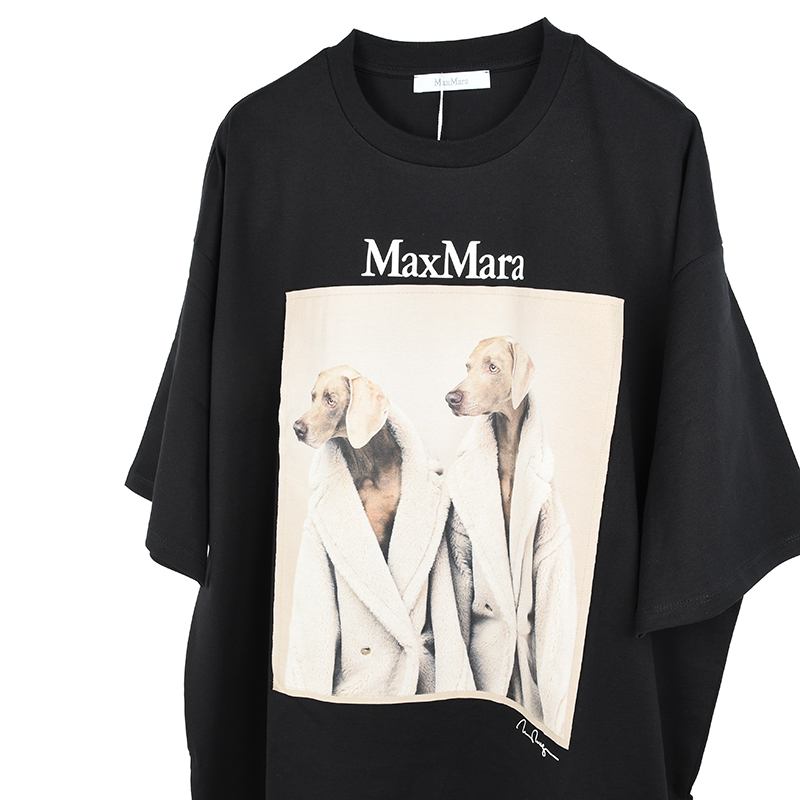 楽天市場】Max Mara マックスマーラ TACCO ブラック半袖Tシャツ