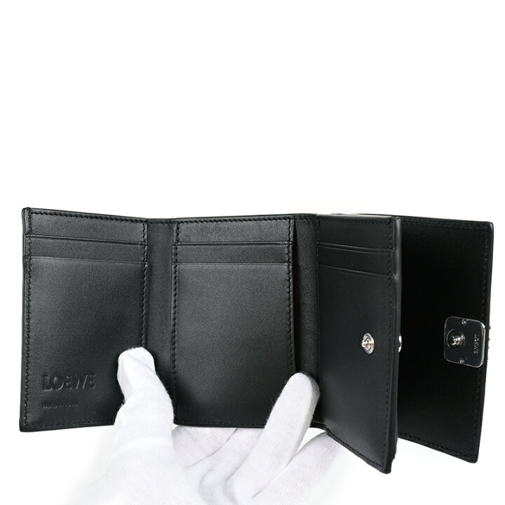 楽天市場】LOEWE ロエベ アナグラム トライフォールド ウォレット 三  