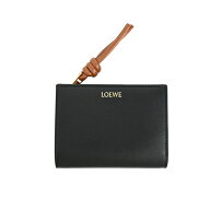 LOEWE ロエベ ノット コンパクト ウォレット財布 イタリア正規品 CEM1NCWX01 7812 新品 ブラック/スクワ…