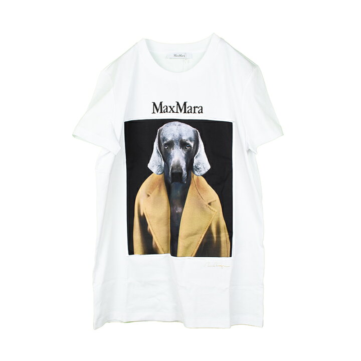 楽天市場】Max Mara マックスマーラ CIPRIA 014 ホワイト半袖Tシャツ 