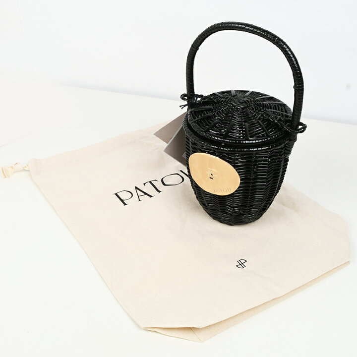 楽天市場】PATOU パトゥ ウィッカー バケツバッグ イタリア正規品 新品 