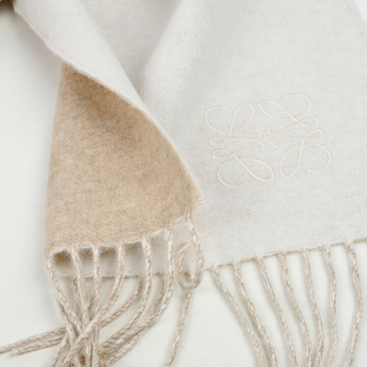 楽天市場】LOEWE ロエベ アイボリーマフラー イタリア正規品  