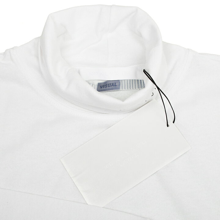 楽天市場】1017 ALYX 9SM アリクス ロールネックホワイト長袖Tシャツ 